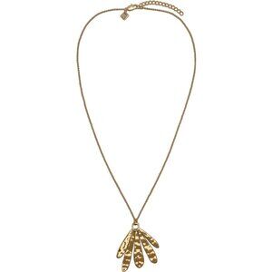 Banana Republic Gold Leaf Pendant Necklace/NWT